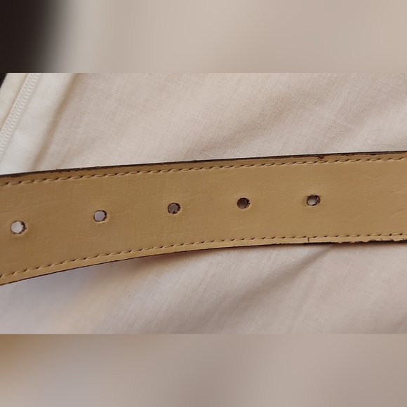 Vintage Whimsigoth Suede Belt Dangling Gold Charm Witchy Academia - Picture 7 of 11